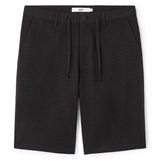 100% Cotton Bermuda Shorts - Black