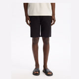 100% Cotton Bermuda Shorts - Black