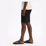 100% Cotton Bermuda Shorts - Black