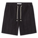 100% Cotton Bermuda Shorts - Black