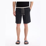 100% Cotton Bermuda Shorts - Black