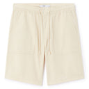 100% Cotton Bermuda Shorts - Beige