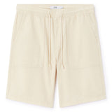 100% Cotton Bermuda Shorts - Beige