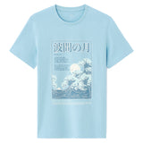 Asian Print Regular Round Neck T-Shirt