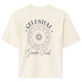 Astro Print Oversized Crew Neck T-Shirt