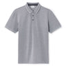 Regular Cotton Blend Polo Shirt - Blue