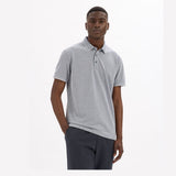 Regular Cotton Blend Polo Shirt - Blue