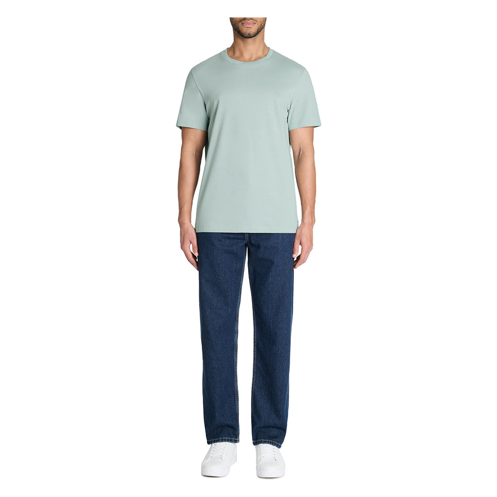 Straight Round Neck T-Shirt 100% Cotton - Green