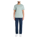 Straight Round Neck T-Shirt 100% Cotton - Green