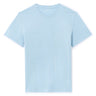 Straight Round Neck T-Shirt 100% Cotton - Light Blue