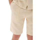 Striped Jacquard Bermuda Shorts