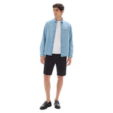 Striped Jacquard Bermuda Shorts