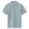 Straight Pique Polo Shirt 100% Cotton - Verdigris