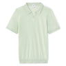 100% Cotton Slim Knit Polo Shirt - Green