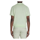 100% Cotton Slim Knit Polo Shirt - Green