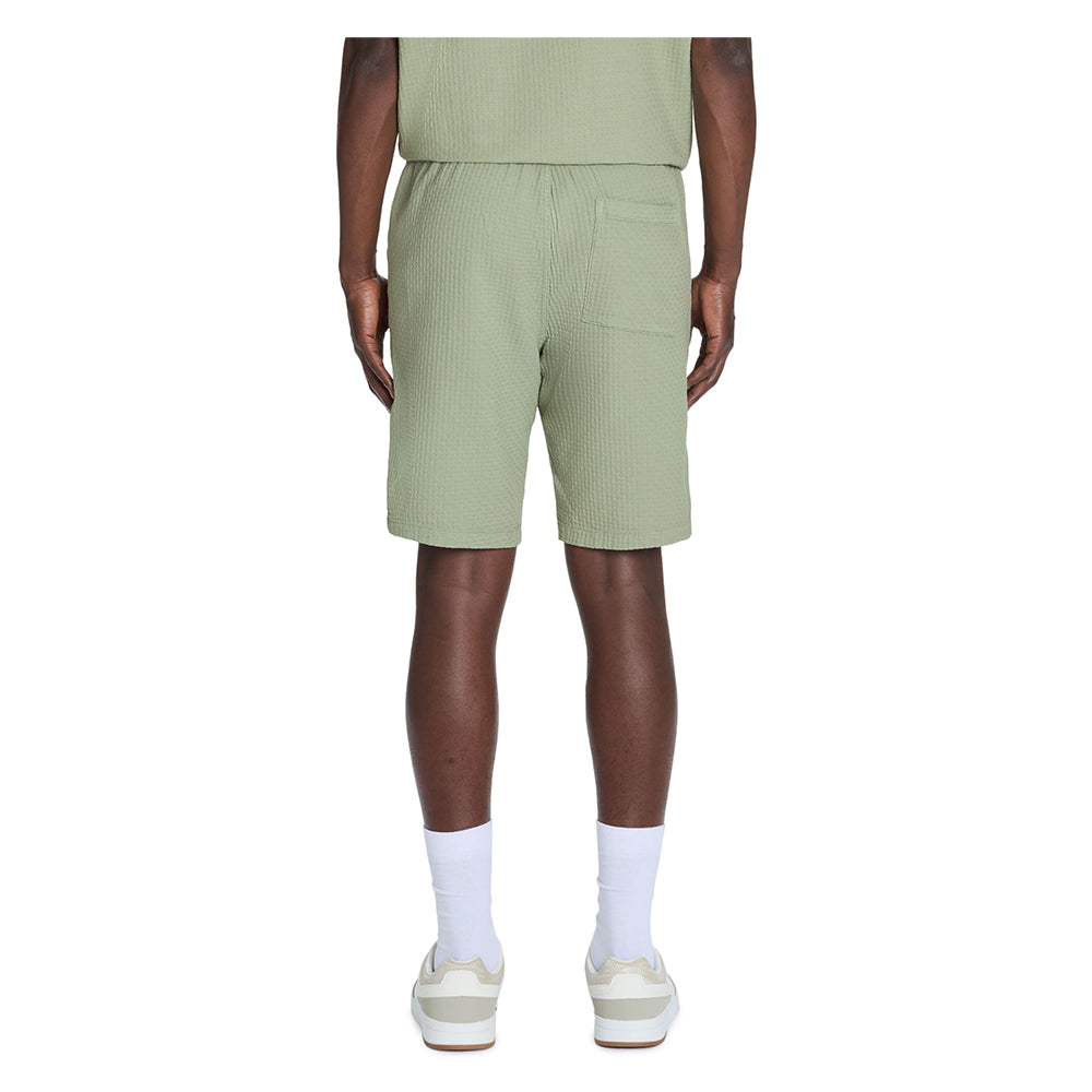 100% Cotton Bermuda Shorts - Green