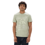 Regular Crew Neck T-Shirt Asian Print