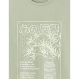 Regular Crew Neck T-Shirt Asian Print