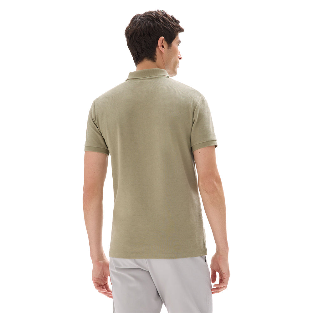 Slim Cotton Blend Polo Shirt