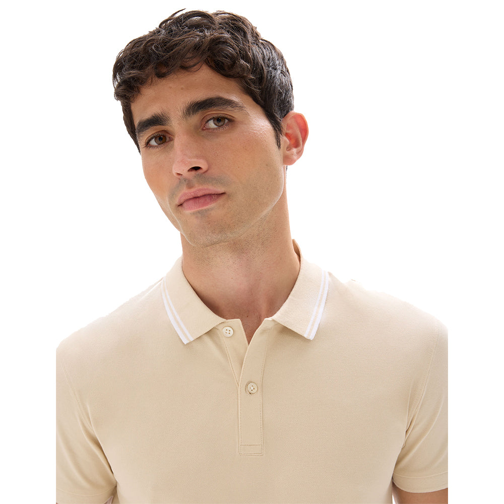 Slim Stretch Cotton Polo Shirt