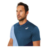 Men Court Color Block Polo-Shirt