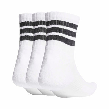 3 STRIPES CUSHIONED SPORTSWEAR MID CUT SOCKS 3 PAIR PACK - Runner