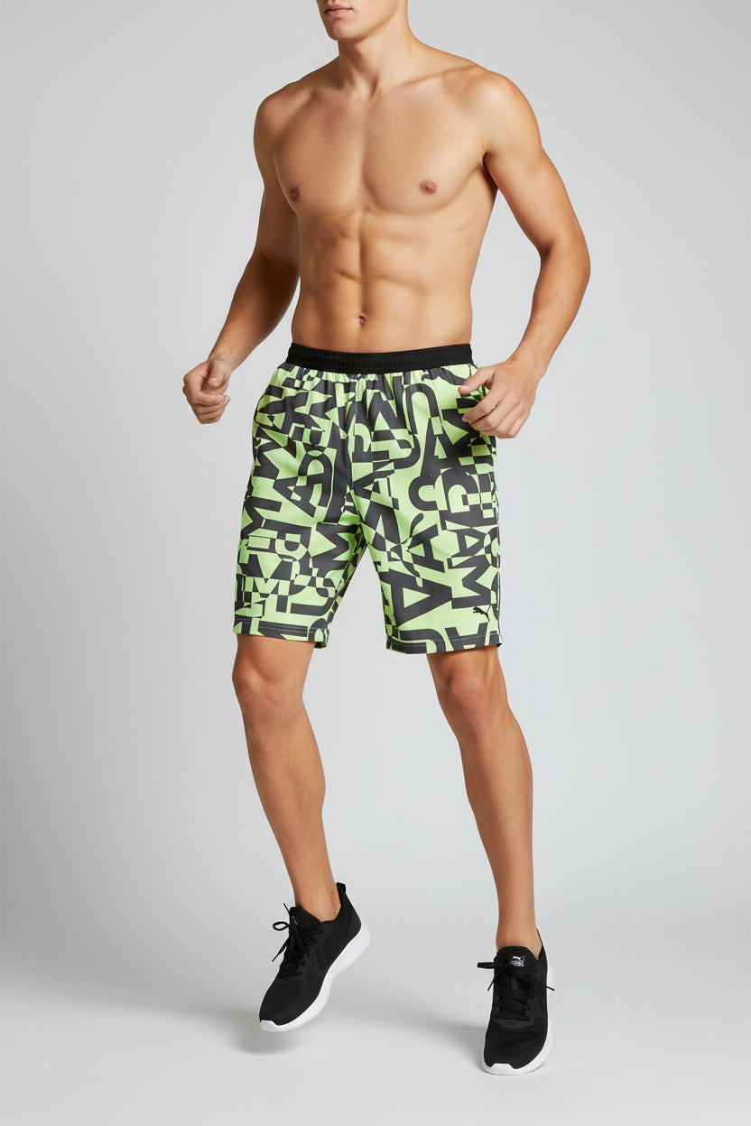 7" Graphic Stretch Woven Shorts Men