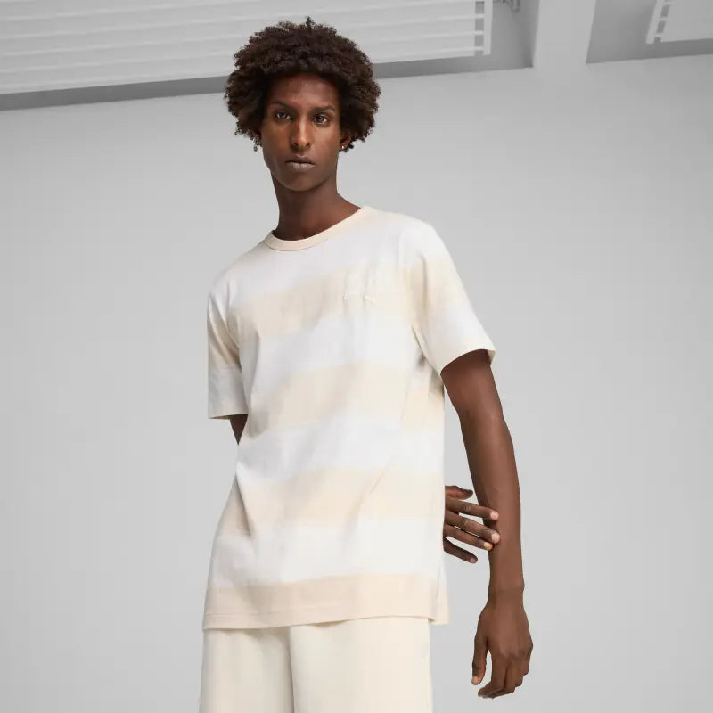 PUMA Class Striped Tee Men