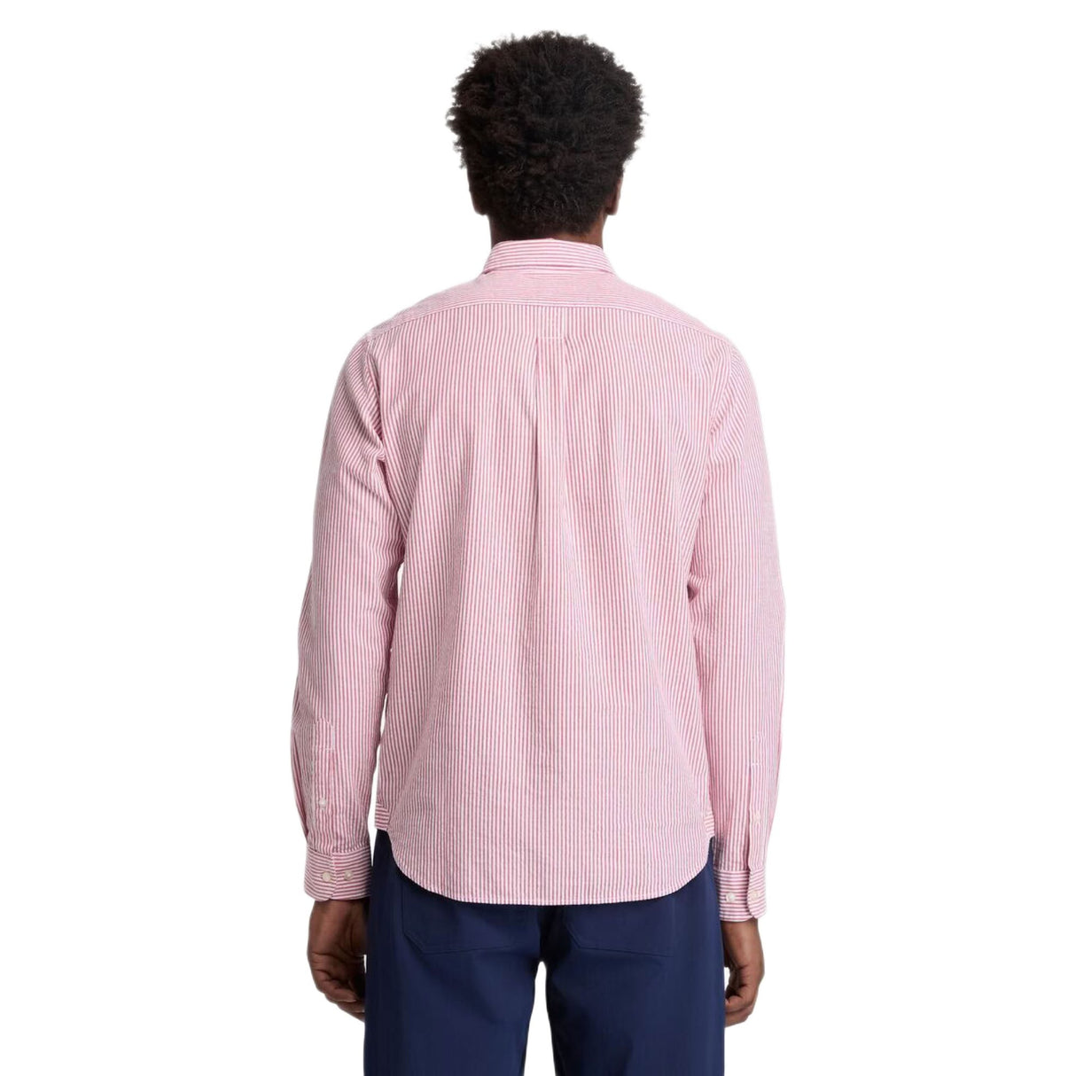 Ls Seersucker Striped Shirt (Regular)