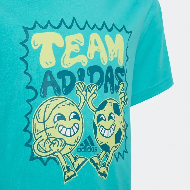 Adidas Kids Team Graphic Tee Ha4056