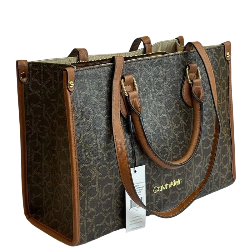 CALVIN Klein Satchel-Shoulderbag-Brown- CB33