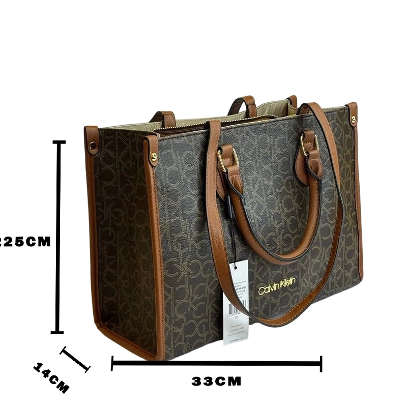 CALVIN Klein Satchel-Shoulderbag-Brown- CB33