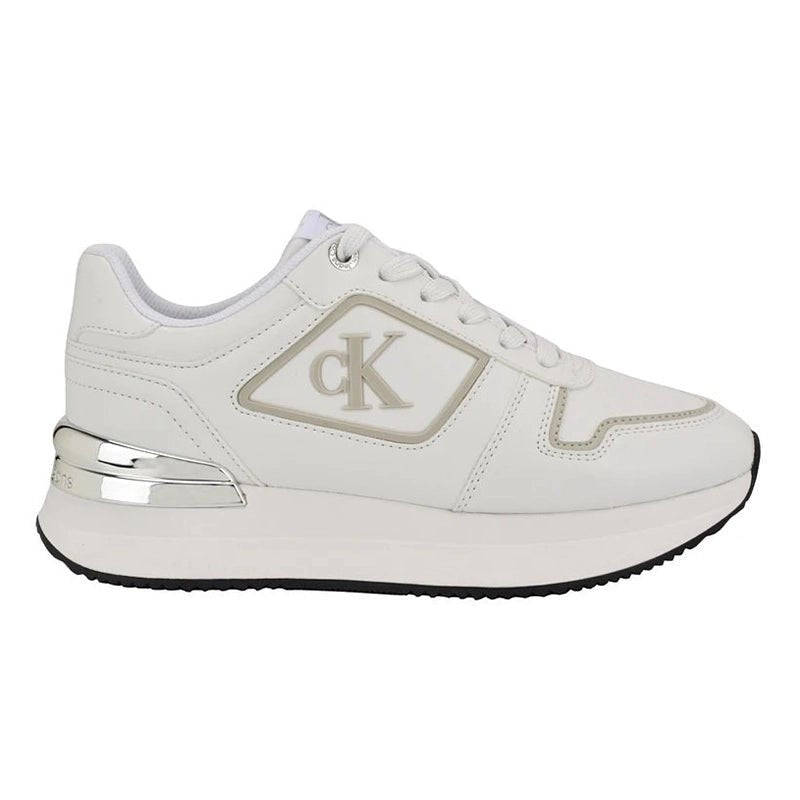 Calvin Klein Women's Vidya Almond Toe Casual Lace - up Sneakers CKW67 - Runner