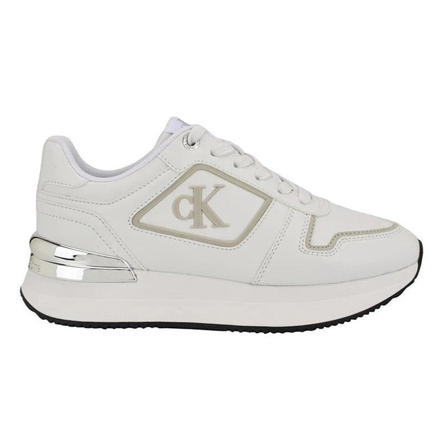 Calvin Klein Women's Vidya Almond Toe Casual Lace - up Sneakers CKW67 - Runner