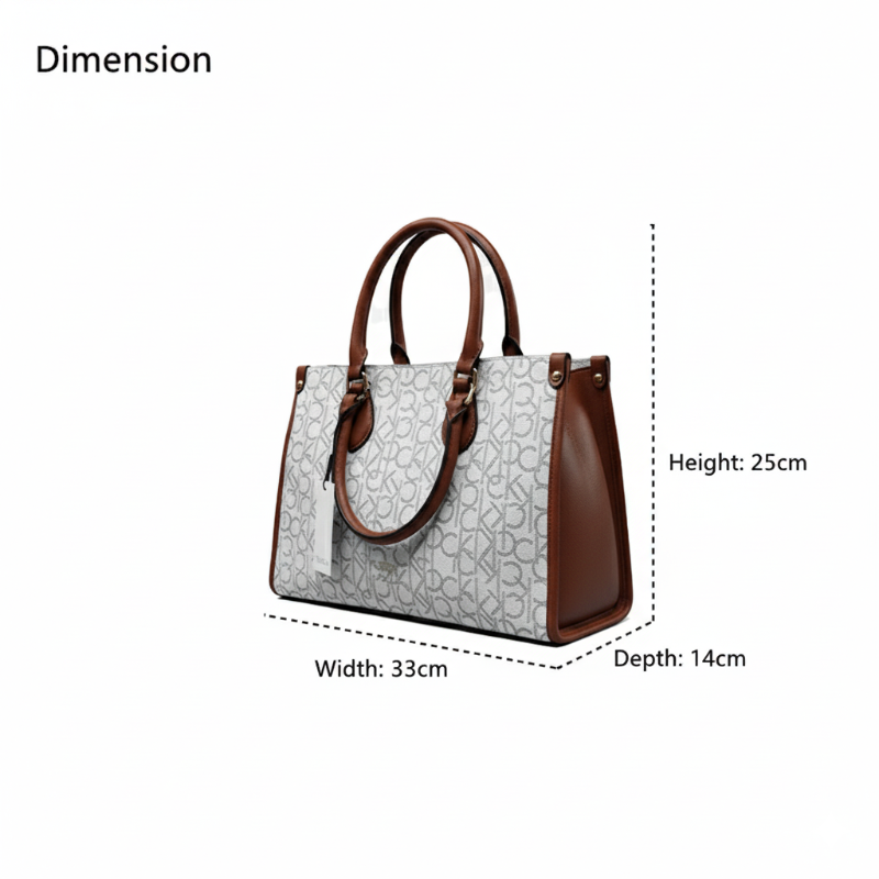 CALVIN Klein Satchel-Shoulderbag-White- CB30