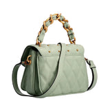 GUESS Triana Logo Detailed Shoulder Bag - OLIVE - GB17 - Runner