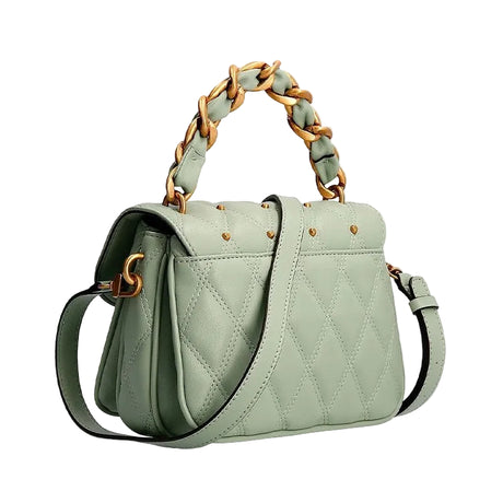 GUESS Triana Logo Detailed Shoulder Bag - OLIVE - GB17 - Runner