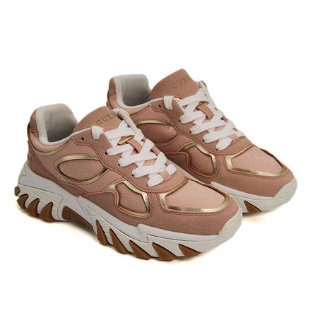 Guess Women Cordell Sequin Low - Top - Gold GUW496 - Runner