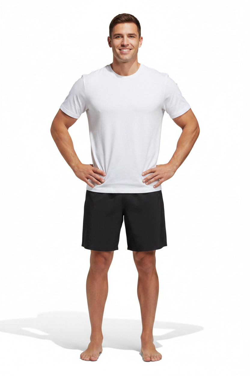 Solid Clx Short-Length Swim Shorts