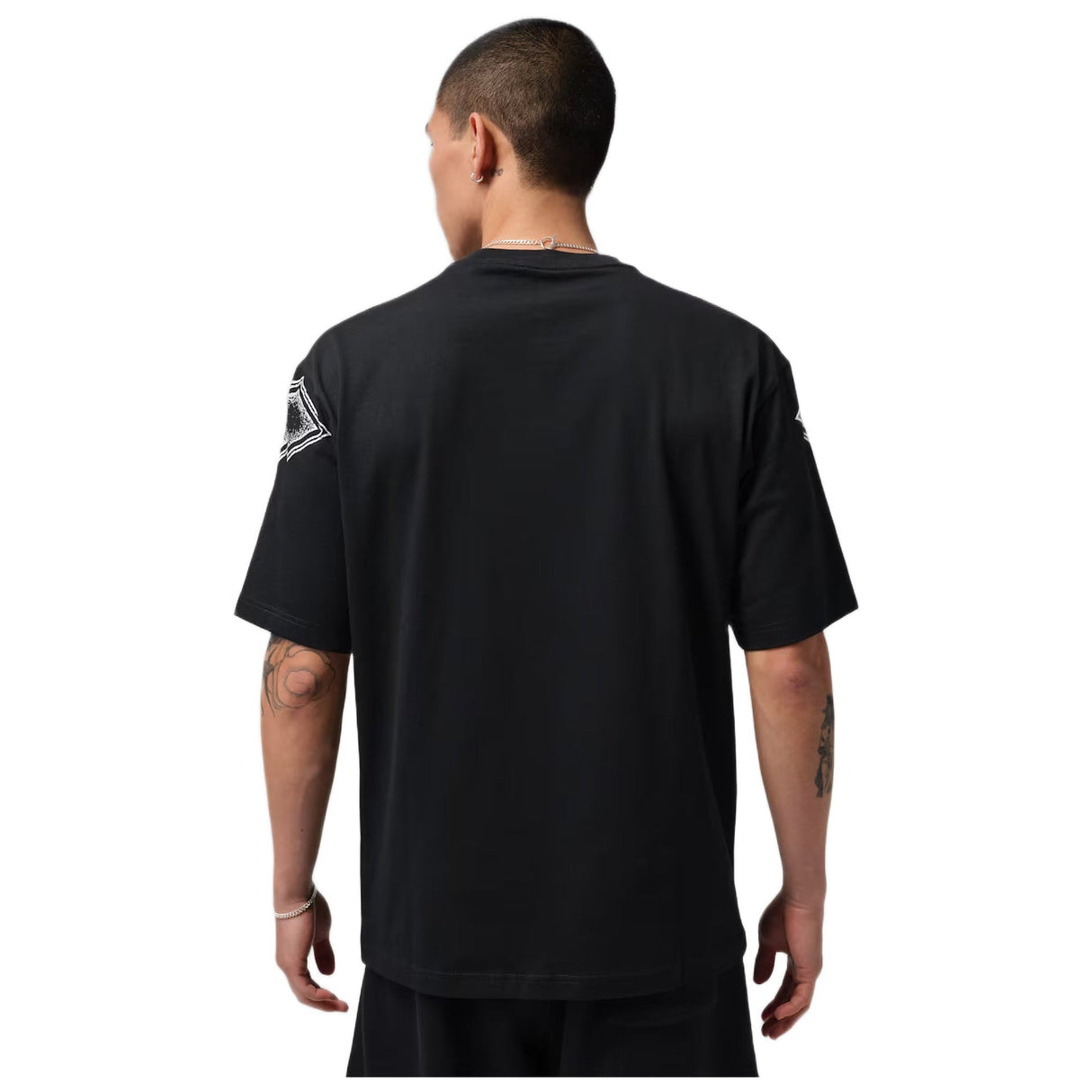 M J New Stretch Gfx Ss Crew