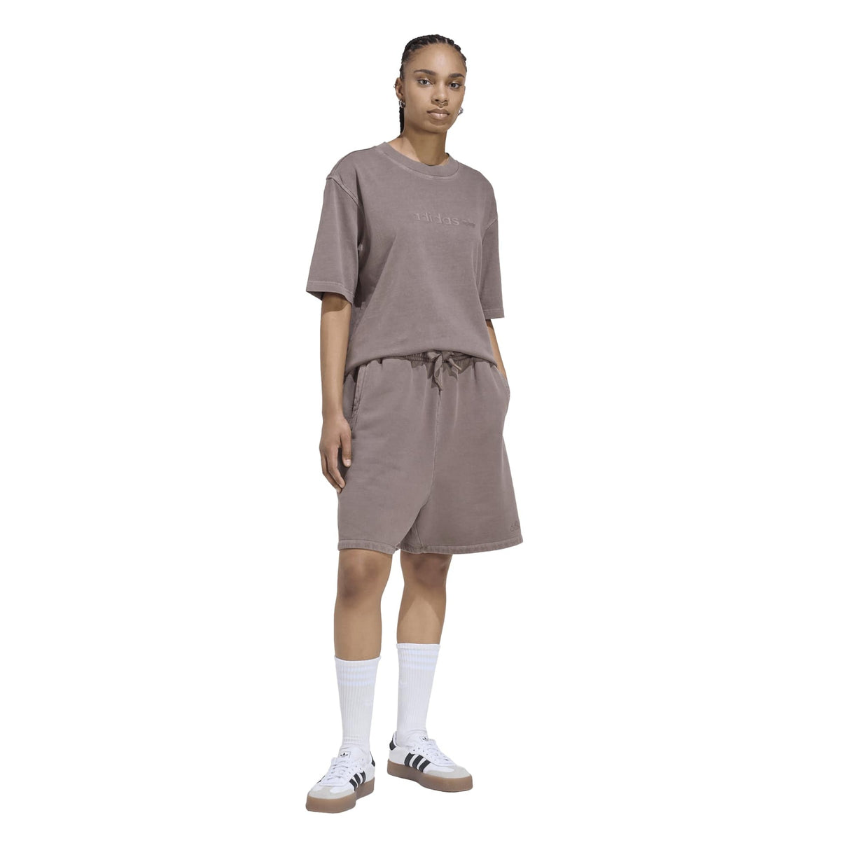 Essentials Linear Boyfriend T-Shirt Oversized Washed