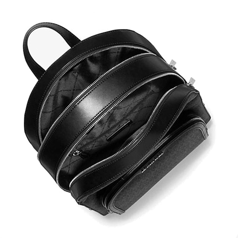MICHAEL KORS Jaycee Medium Logo Backpack - BLACK- MK16
