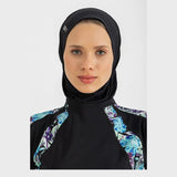 Ultra-Fit Swim Hijab - Black