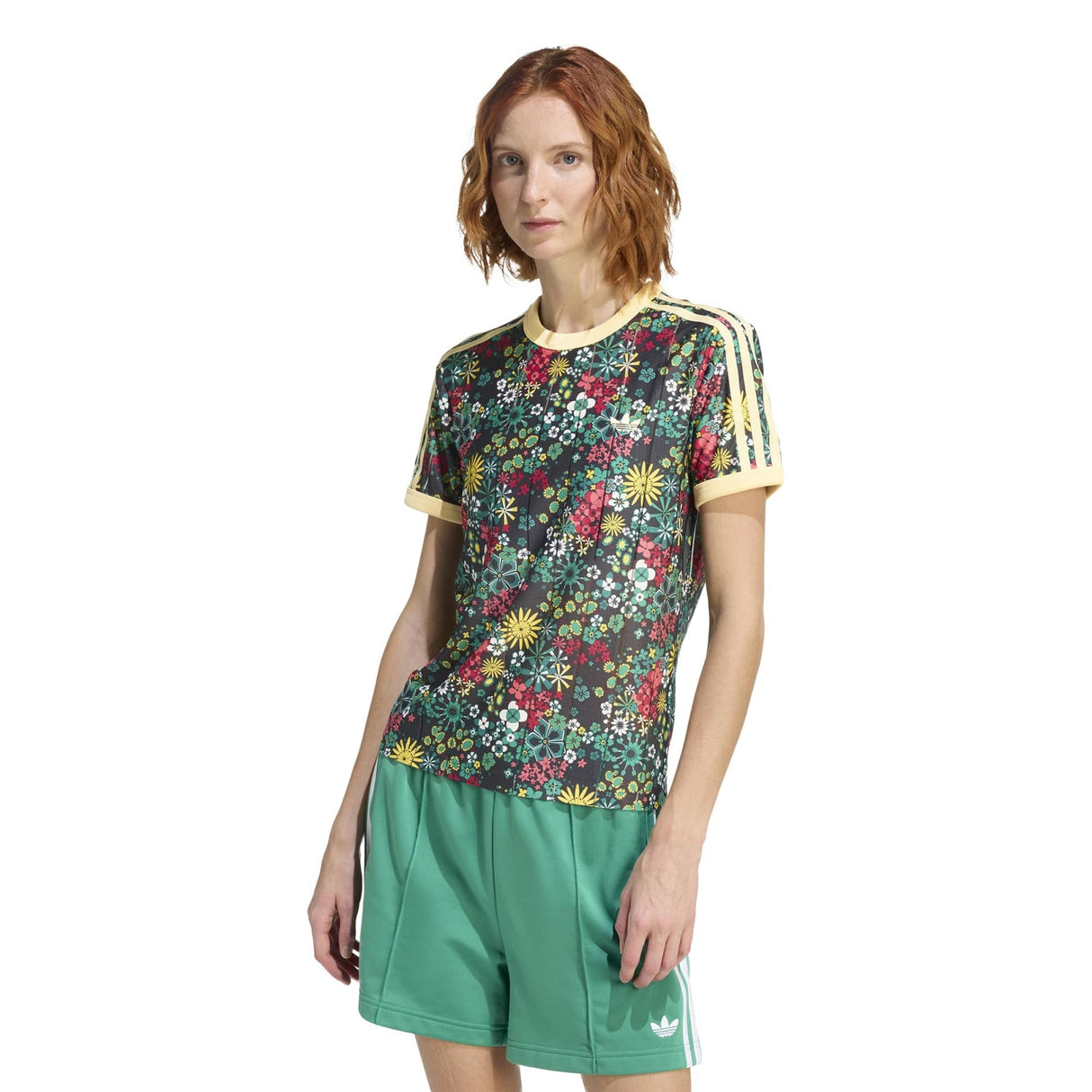 ADIDAS ORIGINALS X LIBERTY LONDON 3 STRIPES T-Shirt - Runner