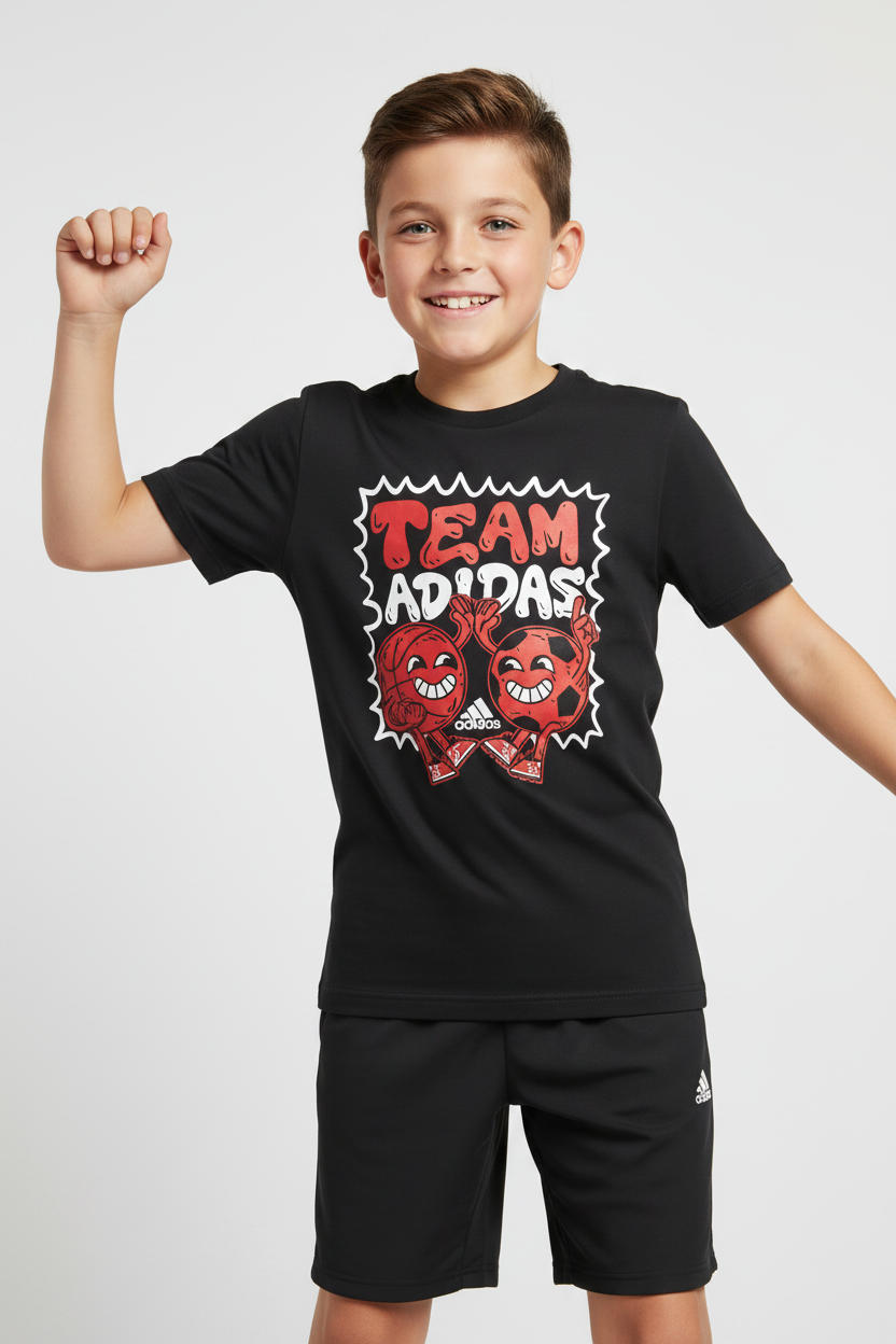 Adidas Team Graphic T-Shirt Kids HA4055