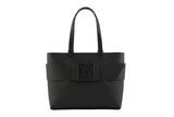 ARMANI EXCHANGE Medium shopper bag with tone - on - tone monogram AXB20 - Runner