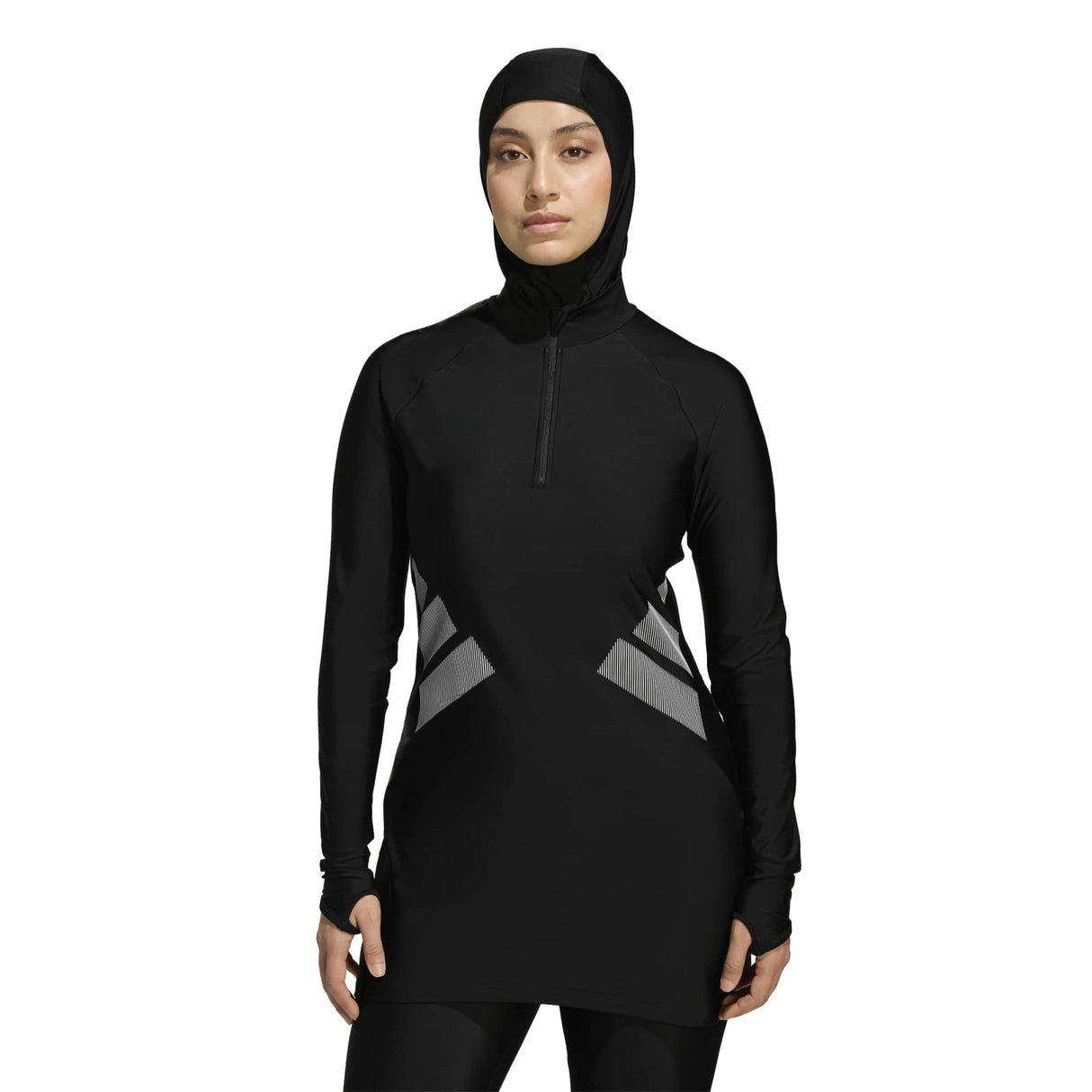BIG BARS LONG SLEEVE SWIM TOP - Runner