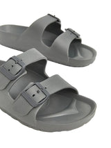 BIRKENSTOCK STEPS Faux Leather Double Strap Men's Slippers SLW4 - Runner