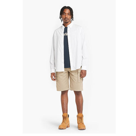 BROOKLINE Twill Cargo Short Lemon Pepper - Runner