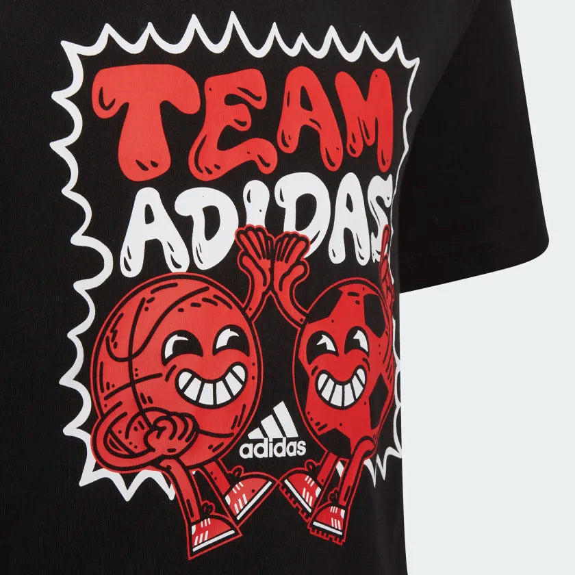 Adidas Team Graphic T-Shirt Kids HA4055